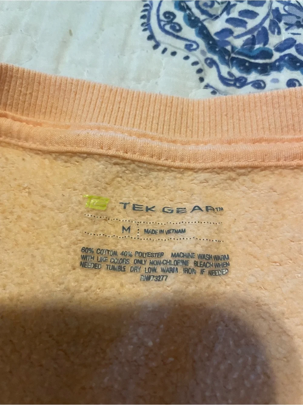 tek gear Peach Crewneck Sweatshirt